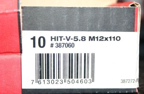 HIT-V-5.8 M12x110 10 Stk. Injektionsankerstangen von HILTI