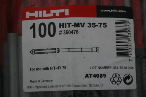 HIT-MV 35-75 100 Stk. Siebhülsen von HILTI