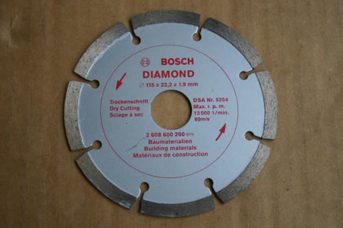 115'er Diamant Trocken-Trennscheibe von Bosch